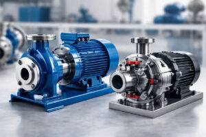 Bomba centrífuga ou bomba de engrenagem